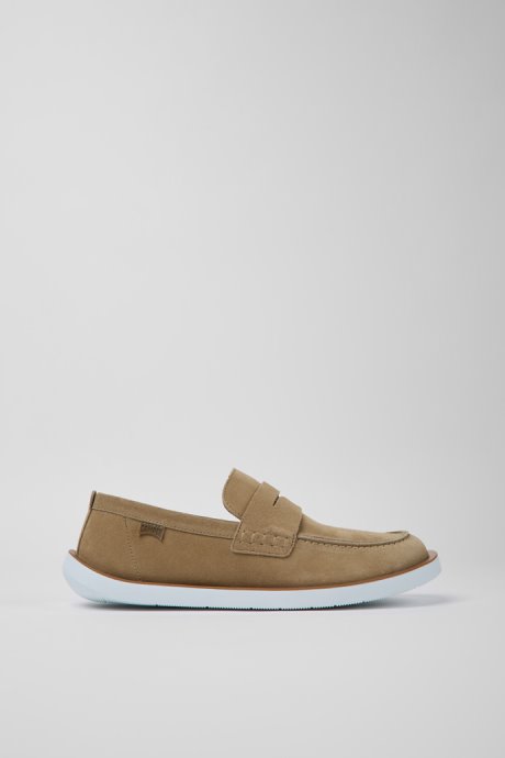 Exclusive Camper Wagon Beige Nubuck Shoes For Men