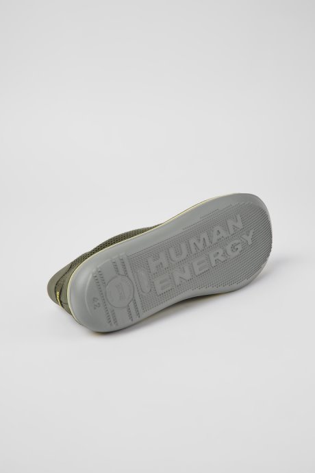 Camper Beetle Green Textile And Nubuck Shoes For Men New Arrivals