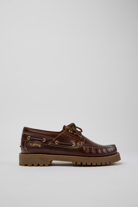 Camper Nautico Brown Boat Shoe For Men New Arrivals
