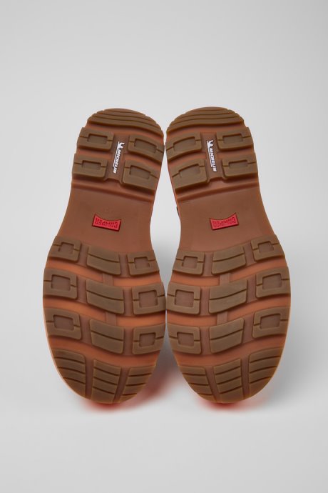 Camper Design Brutus Trek Michelin Dark Gray Nubuck Ankle Boots For Men