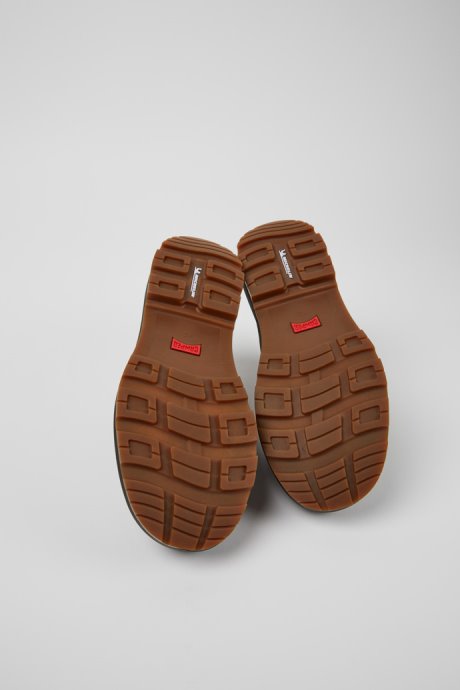 Brutus Trek Michelin Dark Green Nubuck Ankle Boots For Men Exclusive Camper