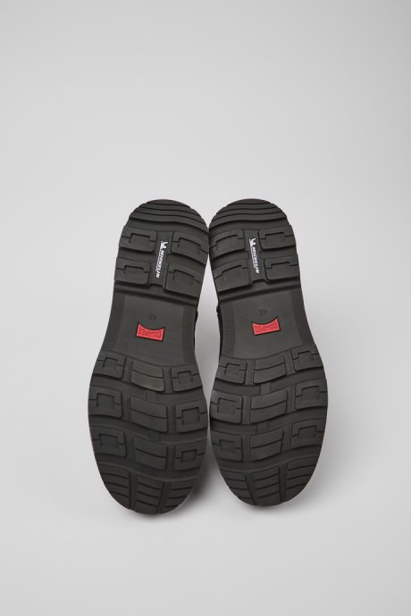 Camper Brutus Trek Michelin Dark Gray Nubuck Ankle Boots For Men New Arrivals