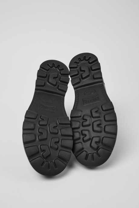 Brutus Black Leather Ankle Boots For Men Exclusive Camper