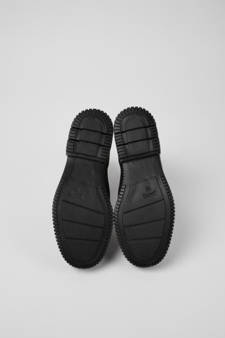 Camper Pix Brown And Black Leather Chelsea Boots For Men New Arrivals