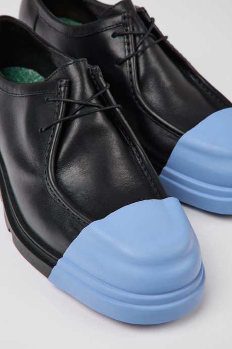 Camper Design Junction Black Leather Shoes For Men