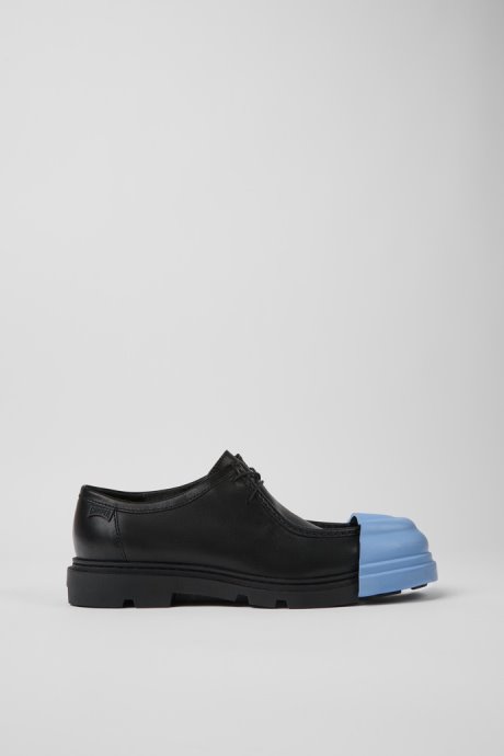 Camper Design Junction Black Leather Shoes For Men