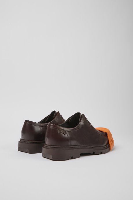 Exclusive Camper Junction Dark Brown Leather Shoes For Men