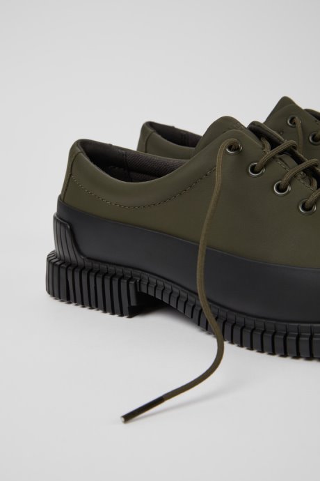 Camper Pix Smart Green Lace Up Shoe For Men New Arrivals