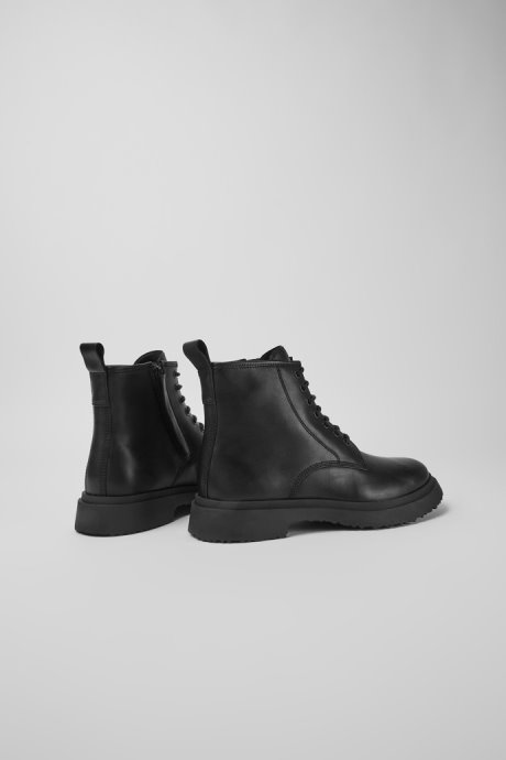 Walden Smart Black Lace Up Mid Boot For Men Exclusive Camper