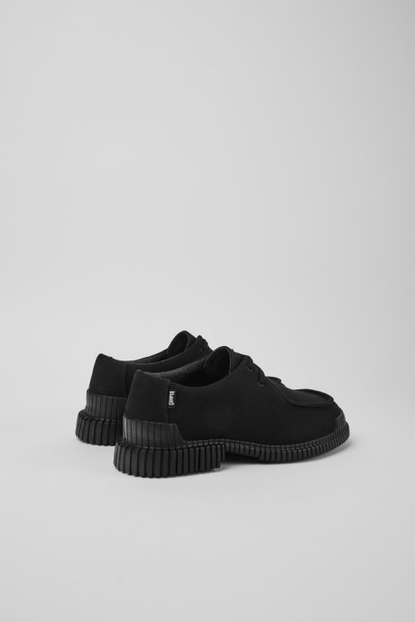 Camper Design Pix Black Recycled Cotton Shoes For Men