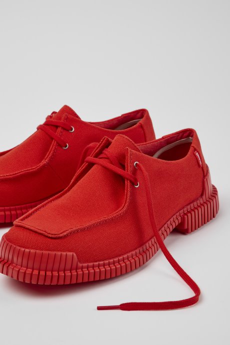 Pix Red Recycled Cotton Shoes For Men Exclusive Camper