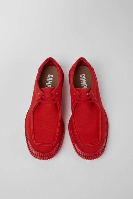 Pix Red Recycled Cotton Shoes For Men Exclusive Camper