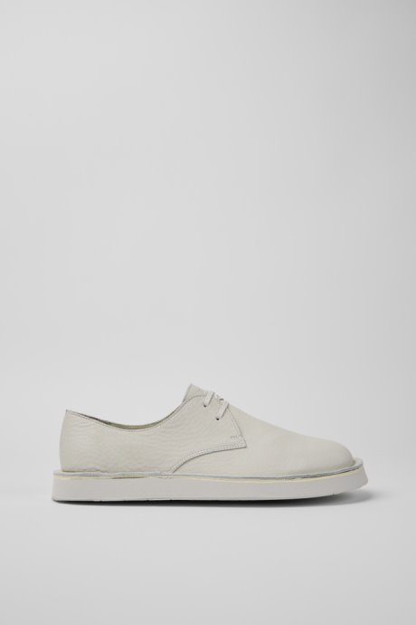 Camper Design Brothers Polze White Leather Shoes For Men