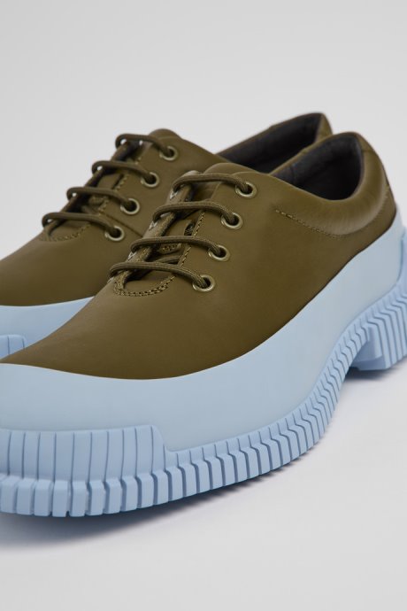 Pix Green And Blue Leather Men's Shoes Exclusive Camper