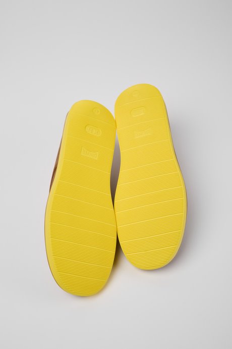 Wagon Brown Leather Men's Shoes Exclusive Camper