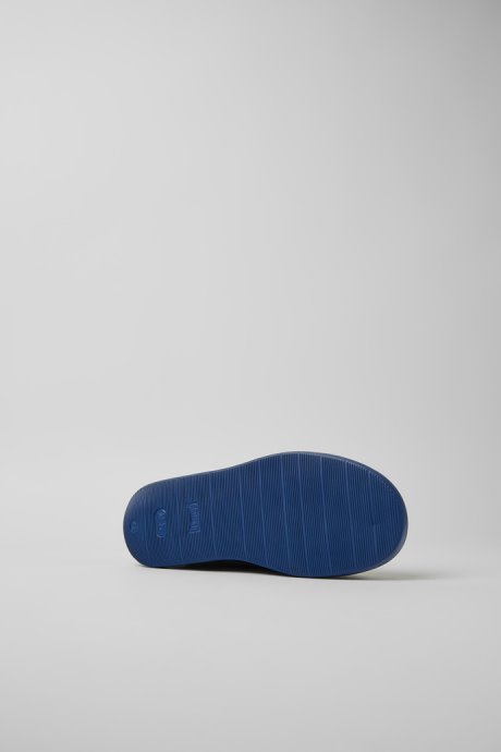 Camper Design Wagon Blue Nubuck Shoes For Men