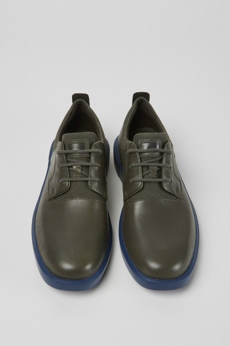 Bill Grey Leather Lace Up Shoes Exclusive Camper