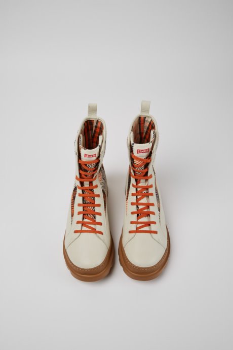 Design Brutus Multicolor Lace-Up Boots For Men Camper