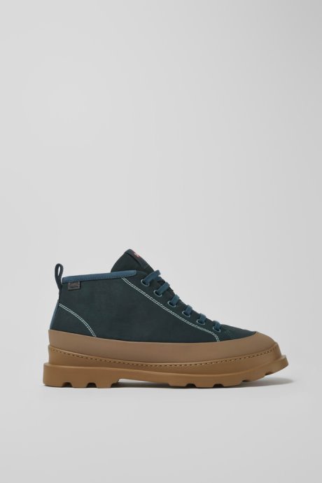 Design Brutus Green Ankle Boots For Men Camper