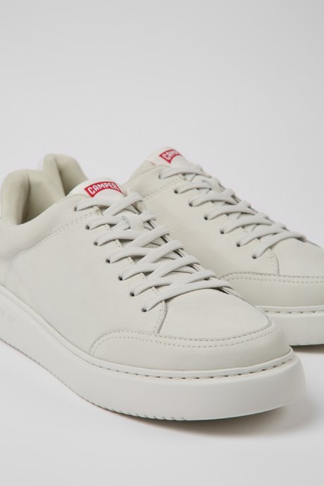 Runner K21 White Non-Dyed Leather Sneakers For Men Camper New Arrivals