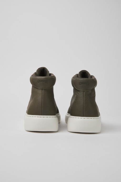 Runner K21 Green Leather Sneakers For Men Camper New Arrivals