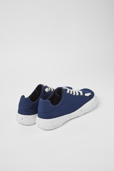 Camper Peu Stadium Blue Textile Sneakers For Men New Arrivals