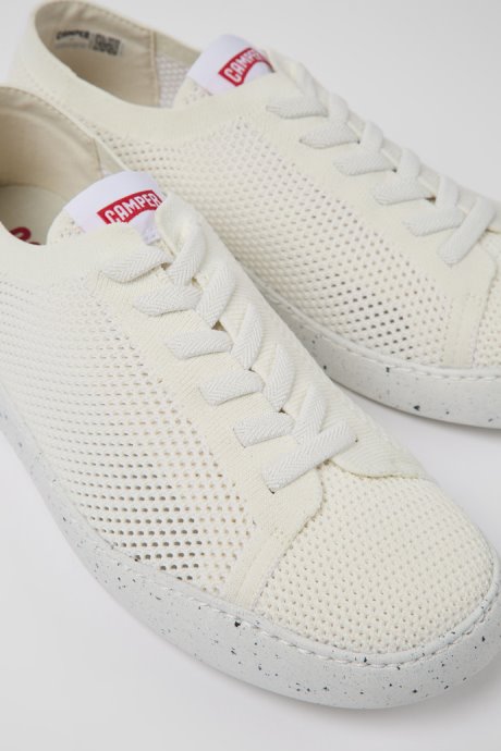 Camper Design Peu Touring White Recycled Pet Sneakers For Men