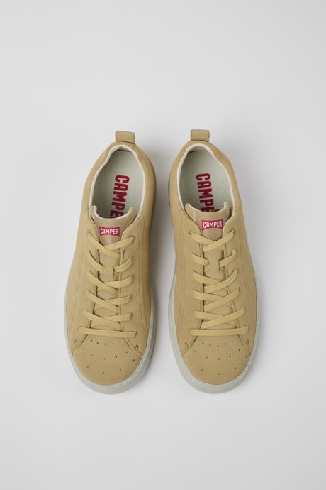 Camper Runner Beige Nubuck Sneakers For Men New Arrivals