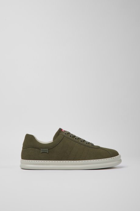 Exclusive Camper Runner Green Nubuck Sneakers For Men