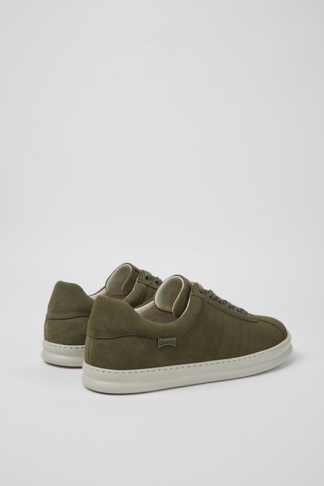 Exclusive Camper Runner Green Nubuck Sneakers For Men