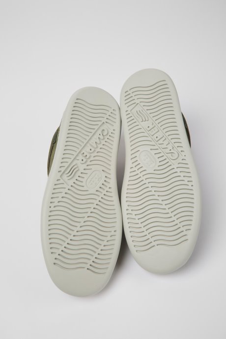 Exclusive Camper Runner Green Nubuck Sneakers For Men