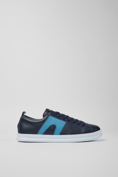 Runner Blue Leather Sneakers For Men Camper New Arrivals