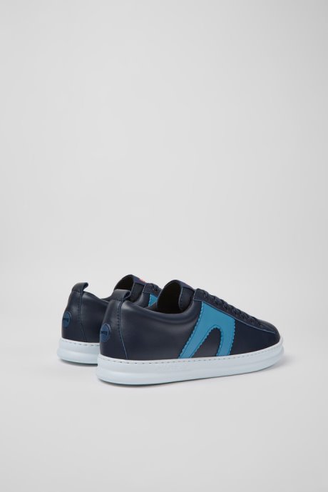 Runner Blue Leather Sneakers For Men Camper New Arrivals