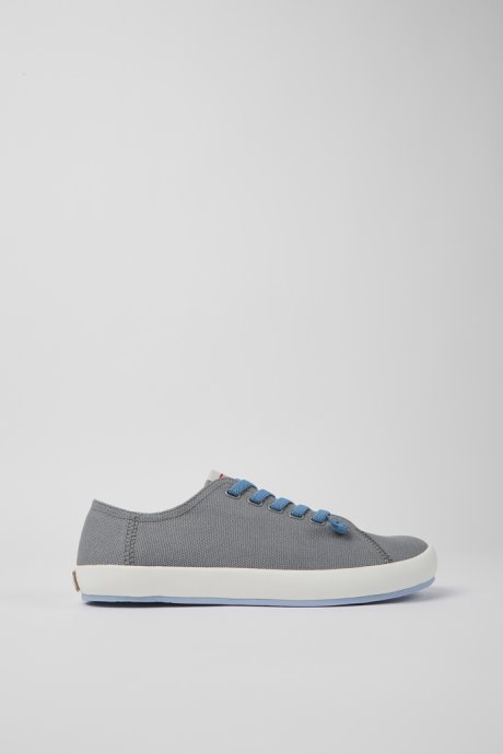 Exclusive Camper Peu Rambla Gray Textile Sneakers For Men