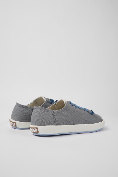 Exclusive Camper Peu Rambla Gray Textile Sneakers For Men