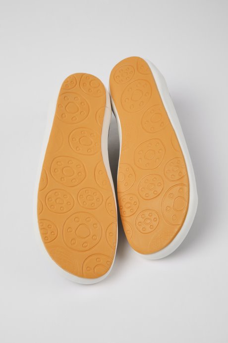 Peu Rambla Green Textile Sneakers For Men Exclusive Camper