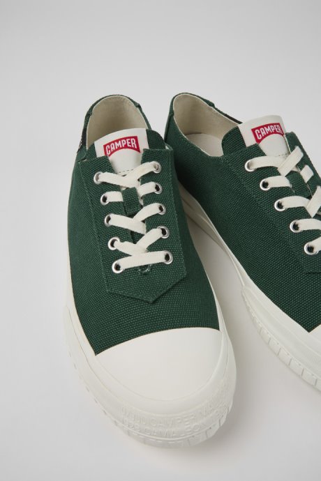 Design Camaleon Green Recycled Cotton Sneakers For Men Camper