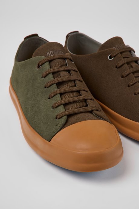 Camper Design Twins Multicolored Nubuck Shoes For Men