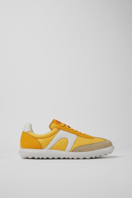 Pelotas Xlite Orange Textile And Leather Sneakers For Men Exclusive Camper