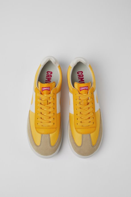 Pelotas Xlite Orange Textile And Leather Sneakers For Men Exclusive Camper