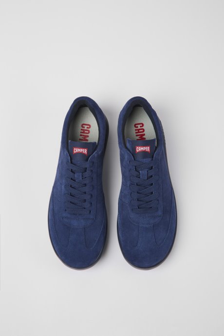 Exclusive Camper Pelotas Xlite Blue Nubuck Sneakers For Men