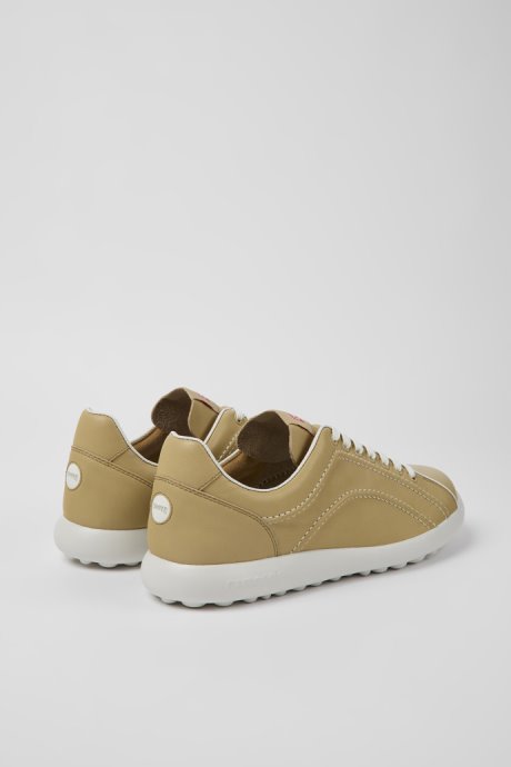 Pelotas Xlite Beige Leather Sneakers For Men Camper New Arrivals