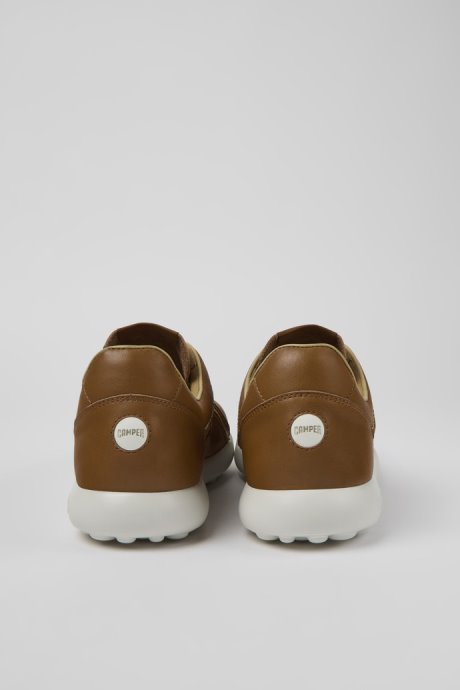 Exclusive Camper Pelotas Xlite Brown Leather Sneakers For Men