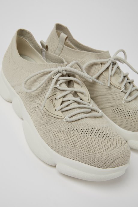 Karst Gray Textile Sneakers For Men Exclusive Camper
