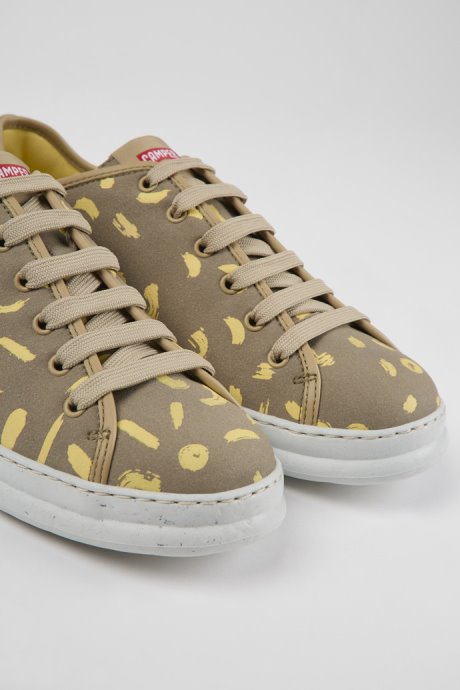 Camper Runner Multicolored Nubuck And Leather Sneakers For Men New Arrivals