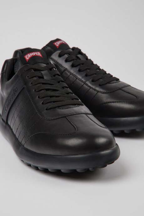 Pelotas Xlite Black Leather Sneakers For Men Camper New Arrivals