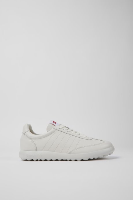Pelotas Xlite White Leather Sneakers For Men Camper New Arrivals