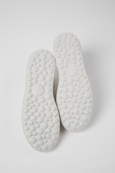 Pelotas Xlite White Leather Sneakers For Men Camper New Arrivals