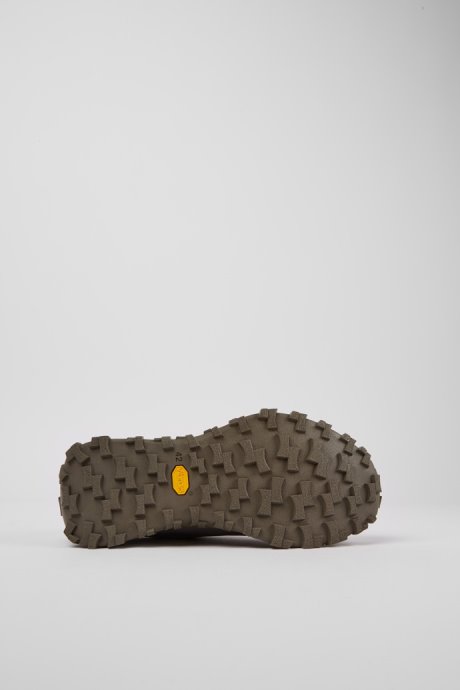 Design Drift Trail Vibram Gray And Black Textile And Nubuck Sneakers For Men Camper