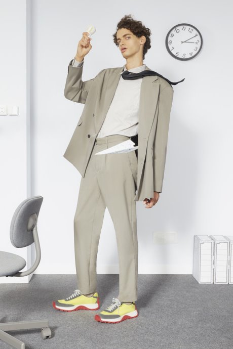 Camper Design Drift Trail Vibram Multicolored Textile And Nubuck Sneakers For Men